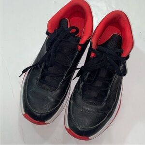 Air Jordan Black and Red Sneakers Size 12 US